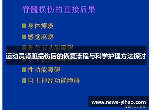 运动员肾脏损伤后的恢复流程与科学护理方法探讨
