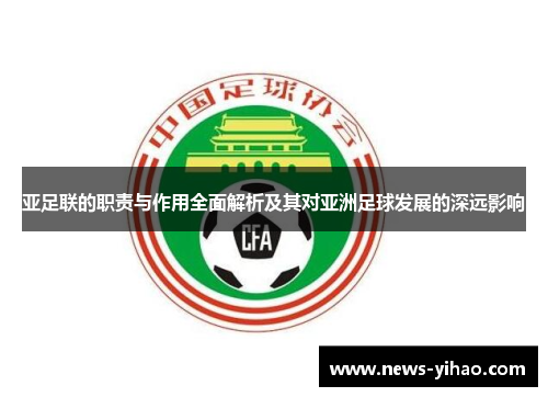 亚足联的职责与作用全面解析及其对亚洲足球发展的深远影响